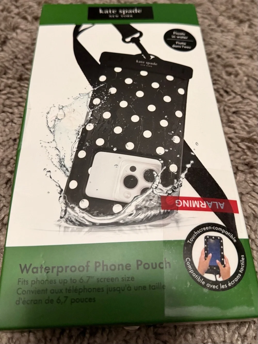 🎂 Kate Spade Waterproof Phone Pouch